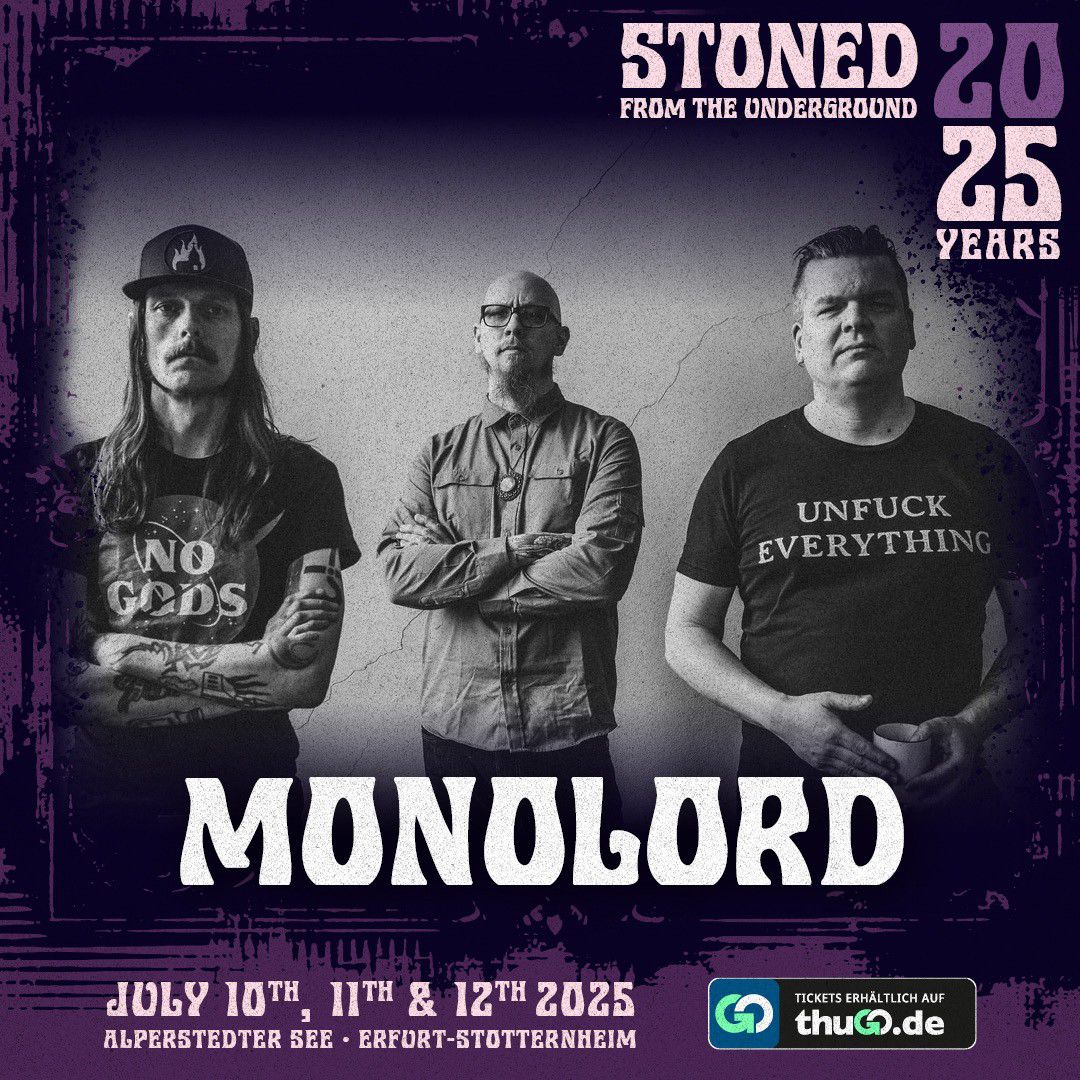 Live on Stage in 2025: Monolord - STONED FROM THE UNDERGROUND